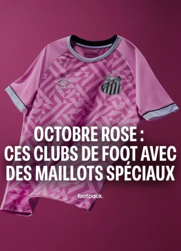 Image de l'article Ces clubs de foot qui dévoilent des maillots spéciaux pour Octobre Rose