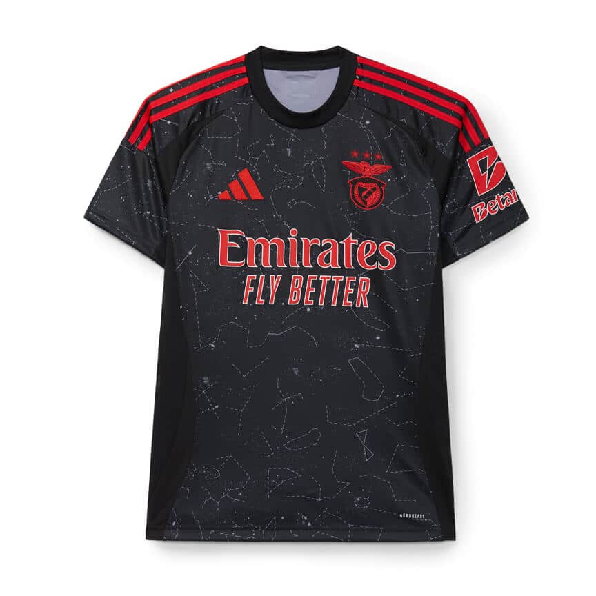 maillot benfica 2024 2025 exterieur